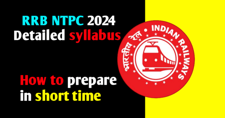 RRB NTPC Exam Pattern and Syllabus