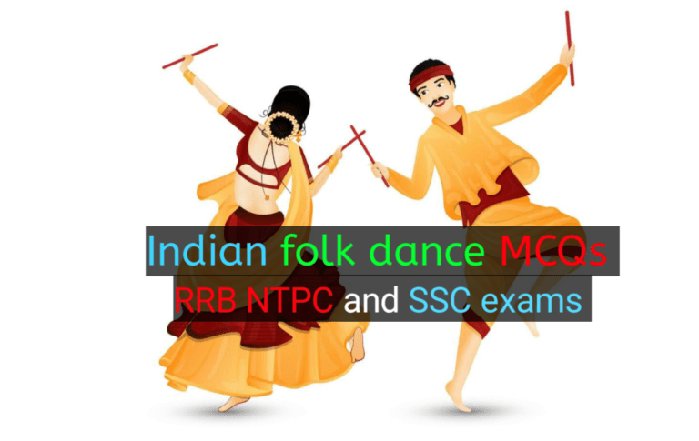Indian folk dance MCQs