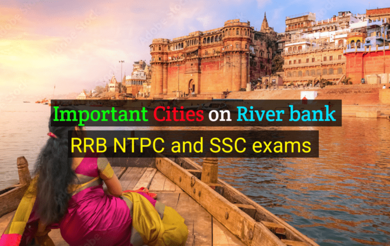 MCQs on the cities on bank of river