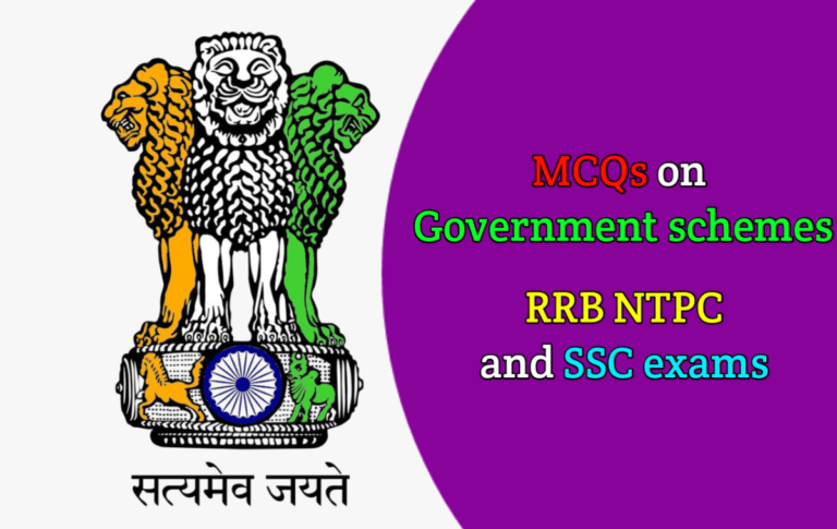 MCQs on Government schemes