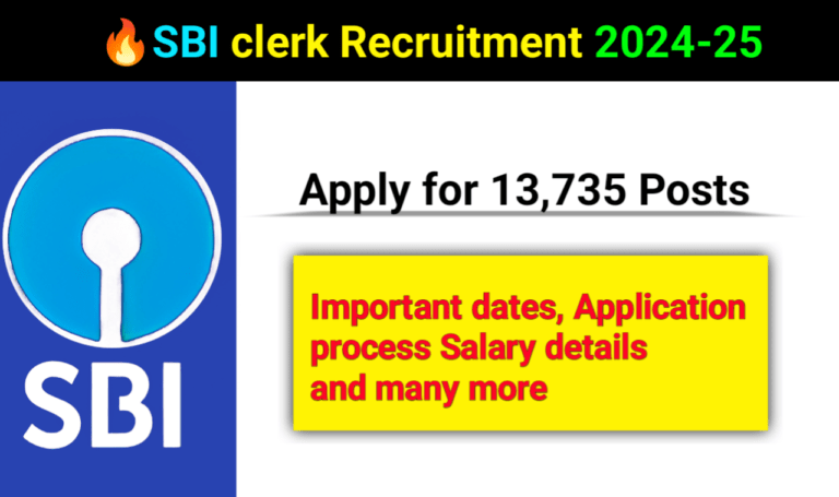 SBI Clerk Notification 2024