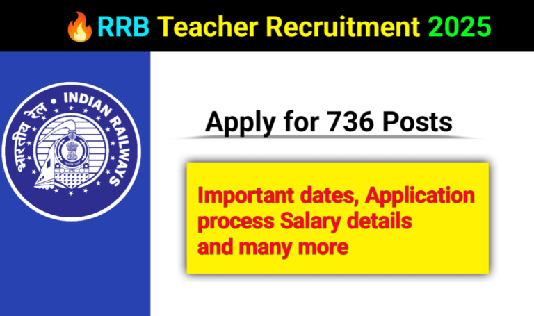 RRB Teacher Recruitment 2025