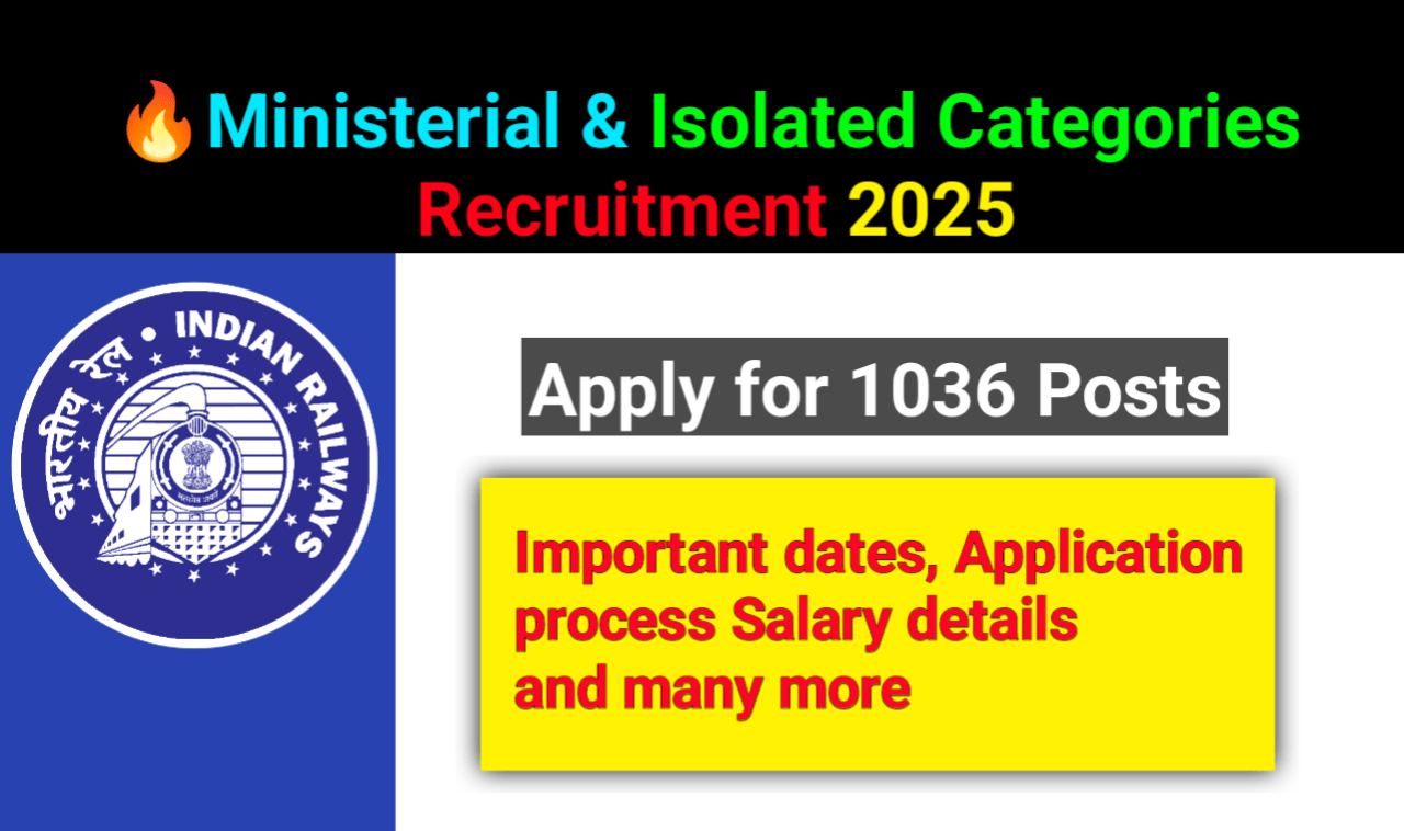 Ministerial & Isolated Categories Recruitment