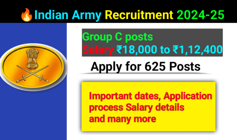 Indian Army Group C Recruitment 2024