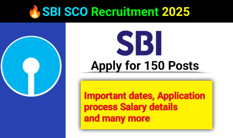 SBI SCO Recruitment 2025