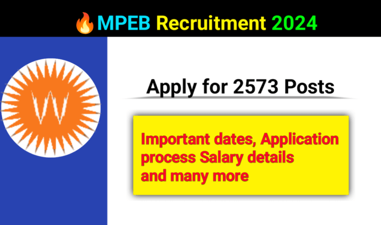 MPEB Recruitment 2024