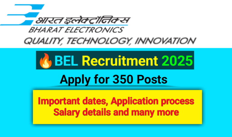 BEL Recruitment 2025