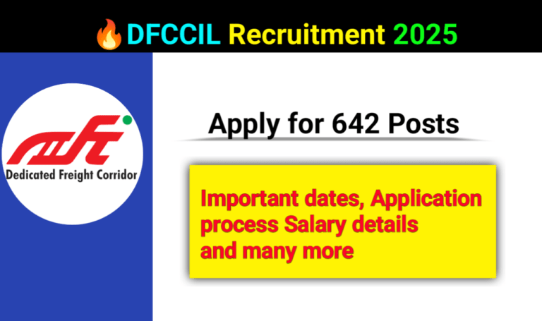 DFCCIL Recruitment 2025