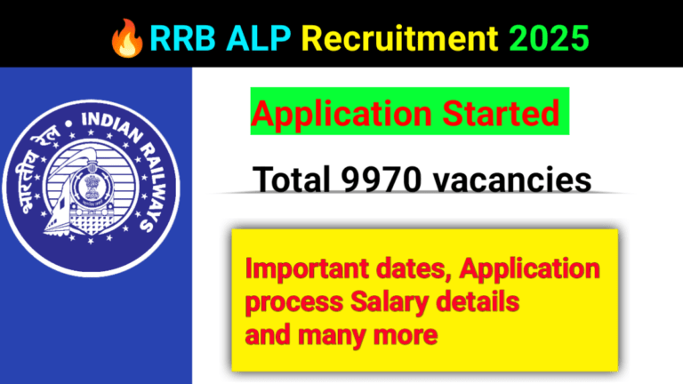 RRB ALP New Vacancy 2025