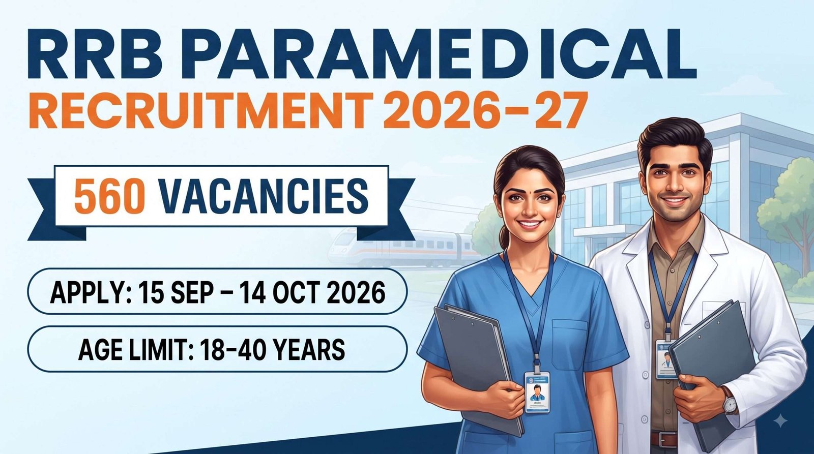 RRB Paramedical Staff Recruitment 2026-27