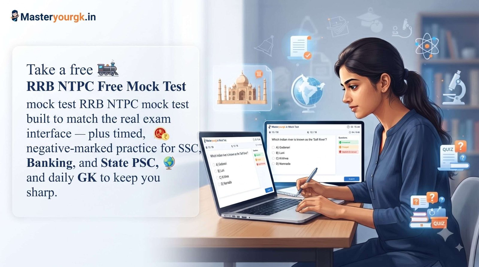RRB NTPC mock test preparation